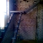 Фото №5 Металлокаркас лестницы