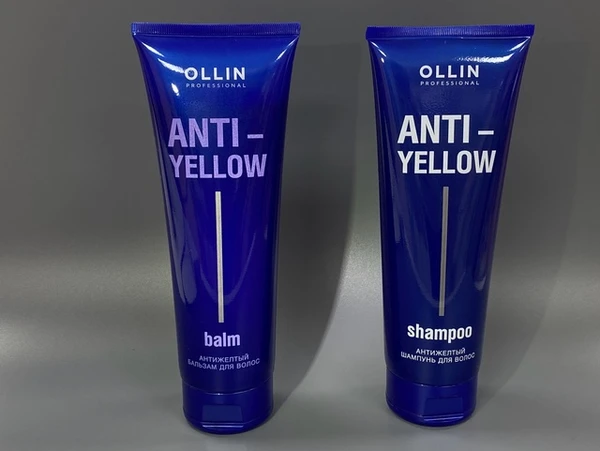 Фото Ollin anti-yellow бальзам