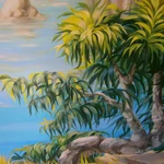 Фото №69 Рисунки на стенах, потолках и фасадах зданий.