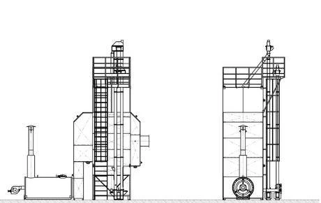 Фото Зерносушилка шахтная RIR-5C газ, косвенный нагрев