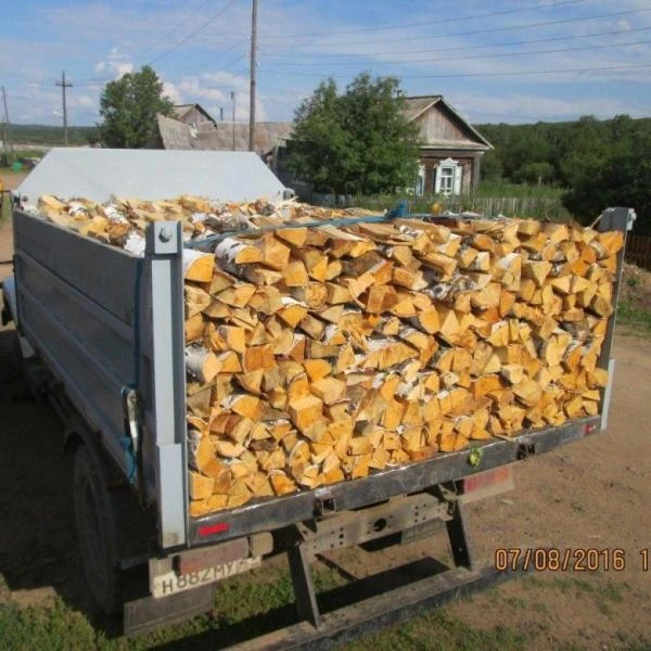 Фото береза колотая  5кубов 9500р!! 7кубов 11500р с доставкой
