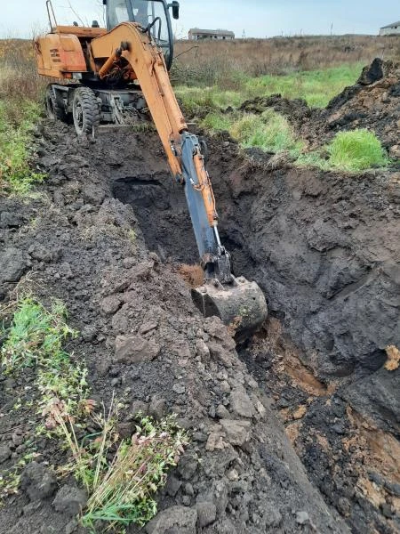 Фото Рытьё траншей под водопровод и канализацию