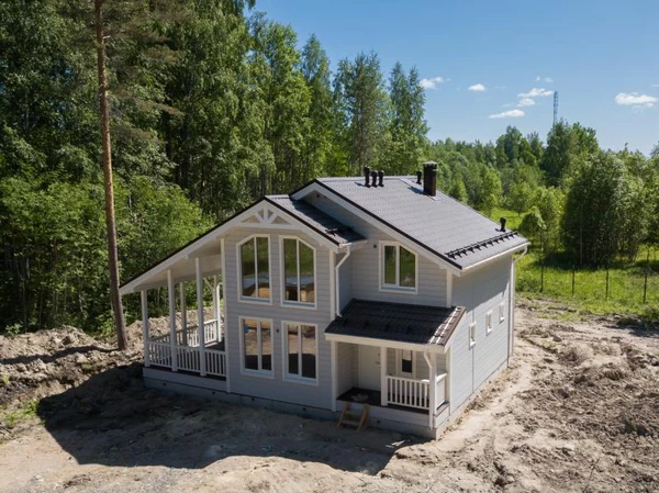 Фото Каркасные дома с коммуникациями и отделкой под ключ.