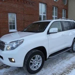 Toyota Land Cruiser цвет белый на свадьбу