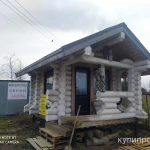 фото Продам домик из бревна ручная рубка.Лес из Архангельска