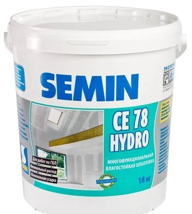 Фото Шпаклевка Ce 78 hydro Semin 18 кг