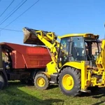 Услуги эксковатора-погрузчика JCB