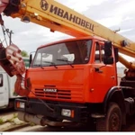 Фото №2 Аренда  автокрана   25 тонн. стрела 22 м.  . Частник