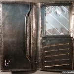 Кошелёк чёрный кожа Baleno