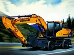 Фото №4 Колесный экскаватор Hyundai R210W-9S