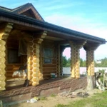Фото №4 Герметизация и шлифовка деревянных строений