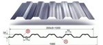 фото Профнастил НС35 оцинкованный