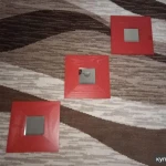 Фото №2 Зеркало в деревянной рамке, комплект