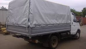 Фото Вывоз мусора с погрузкой газель тент