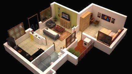 Фото Дизайн проектирование квартир, домов в 3D визуализ
