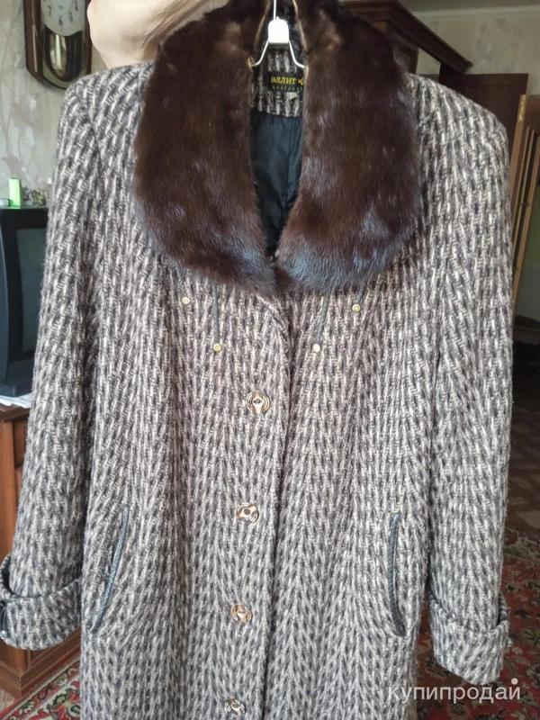 Фото Зимнее пальто. Бу. 50-54