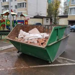 Вывоз мусора бункер 8кубов