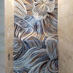 Фото №10 Панно из мраморной и стеклянной мозаики