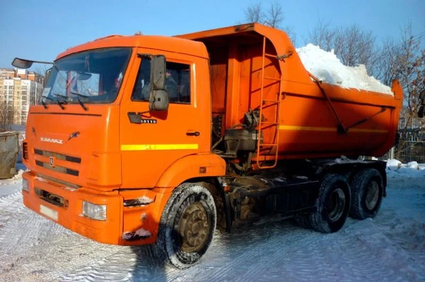 Фото Вывоз снега 