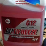 фото Антифриз AntiFreeze G12 красный кан. 5 кг.