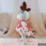 Фото №2 Мягкая игрушка оленёнок Оленька, ручная работа