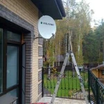 Фото №2 Установка спутниковых и эфирных антенн.