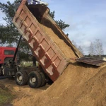 Доставка песка на собственных самосвалах по ЛО