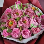 Фото №5 Зефир:букеты цветов из зефира ручной работы