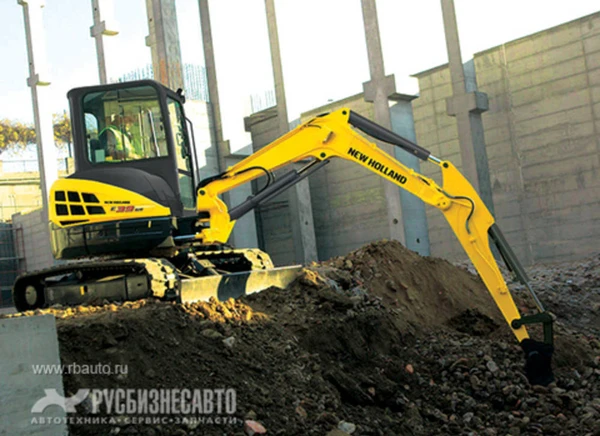 Фото Мини-экскаватор гусеничный New Holland E39B SR