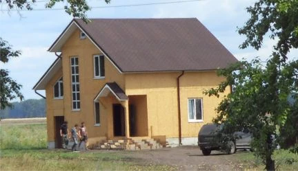 Фото Строительство 2х этаж бюджетного сип дома