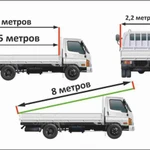 Грузоперевозки в Елабуге до 3,5 тонн, до 8 метров