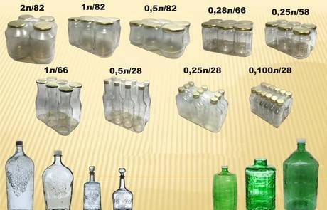 Фото Банки от 25мл до 5л, бутылки и бутыли для брожения.