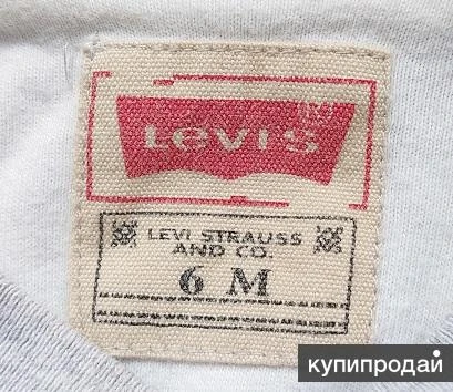 Фото Свитшот детский Levi's , цвет серый , размер 6м.