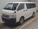 фото Грузовой микроавтобус фургон категория B Toyota Hiace Van кузов TRH200V модификация Long DX гв 2016 салон 3 места грузопод 1.25 тн пробег 107 т.км белый