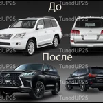 Фото №3 Рестайлинг ТRD Lexus LХ570 из 2007-2014 в 2015-2018