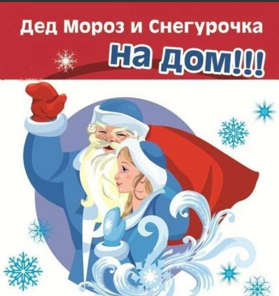 Фото Дед Мороз и Снегурочка на дом