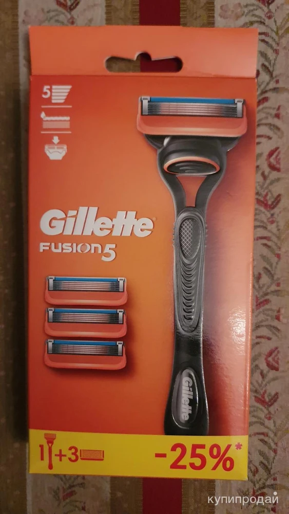 Фото Бритвенный санок Gillette Fusion 5