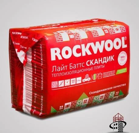 Фото Базальтовый утеплитель RockWool Лайт Баттс Скандик 100 мм