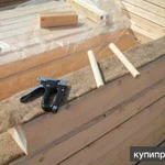 Фото №9 Шкант 25×250мм строительный для бруса, сруба домов и бань, джут утеплитель