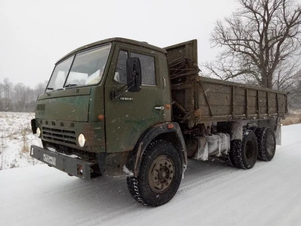 Фото Услуги камаза с прицепом