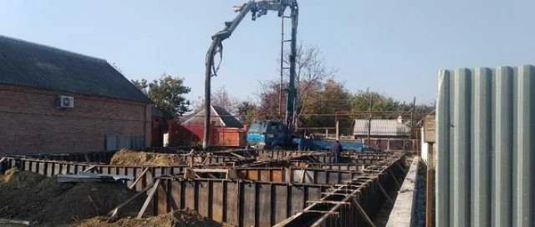 Фото Заливаем фундамент со своей опалубкой