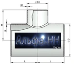 фото Тройники сварные с накладками ТУ 51-29-81