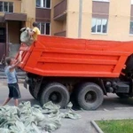 Вывоз строительного мусора камазы