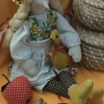 Фото №12 Тильда ведьмочка птичница кукла ручная работа