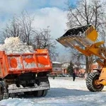 Уборка снега, чистка снега, вывоз снега, щетка