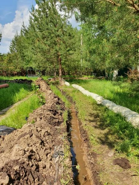 Фото Дренаж участка 