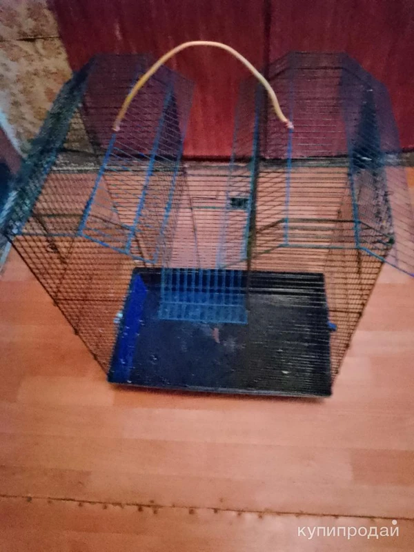 Фото Клетка для грызунов ширина 46, высота 58 прутья очень крепкие и птиц пойдет