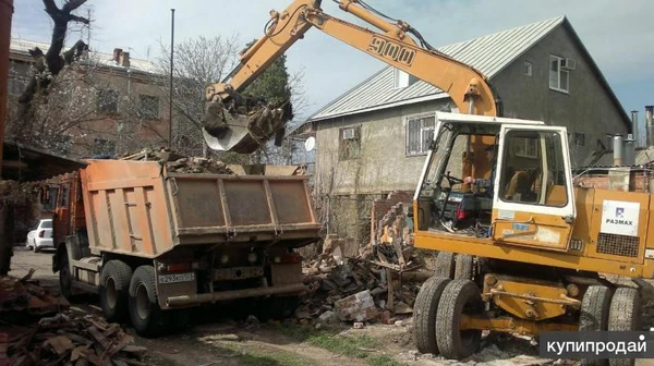 Фото Вывоз мусора. Услуги Самосвал Камаз. Рабочие. Слом