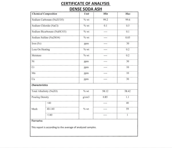 Фото Сода кальцинированная техническая тяжелая марки А,  ГОСТ 5100-85