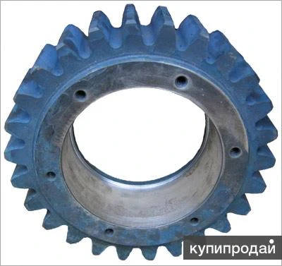 Фото производство крупных зубчатых колес, составное групногабаритное зубчатое колесо